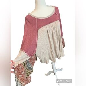 Altar'd State Textured Cream Top